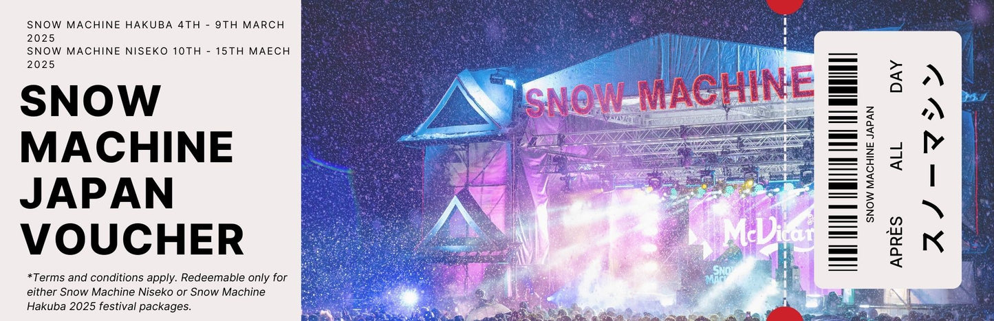 Snow Machine Niseko 2025 - Package Voucher